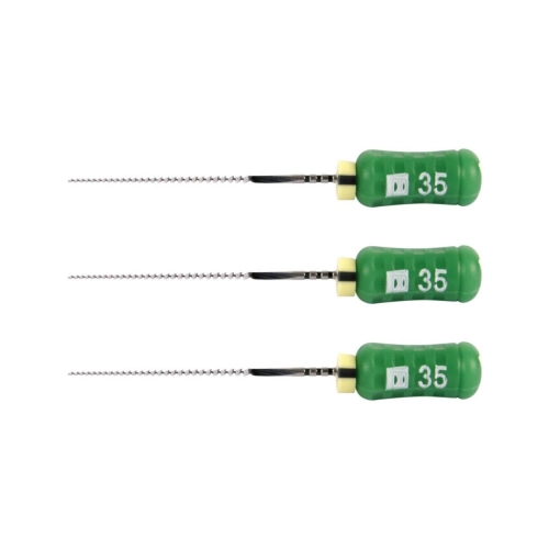 MAILLEFER READY STEEL SENSEUS FLEXOFILE 25mm NR.35 STERIEL GROEN (6st)