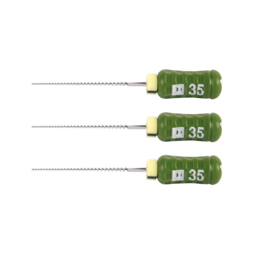 MAILLEFER READY STEEL SENSEUS FLEXOFILE 21mm NR.35 STERIEL GROEN (6st)