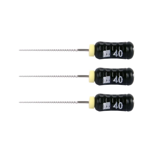 MAILLEFER READY STEEL SENSEUS FLEXOFILE 21mm NR.40 STERIEL ZWART (6st)