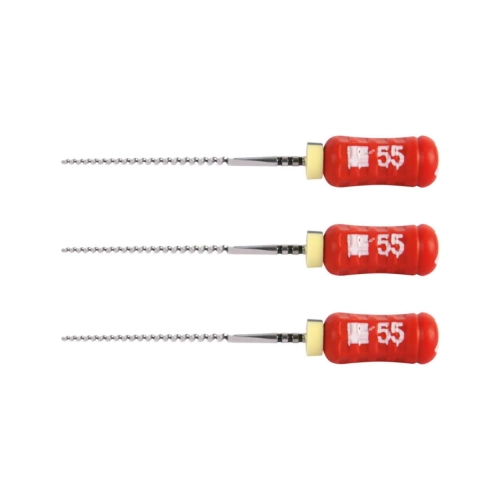 MAILLEFER READY STEEL SENSEUS FLEXOFILE 25mm NR.55 STERIEL ROOD (6st)