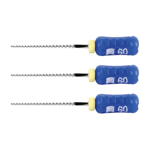 MAILLEFER READY STEEL SENSEUS FLEXOFILE 21mm NR.60 STERIEL BLAUW (6st)