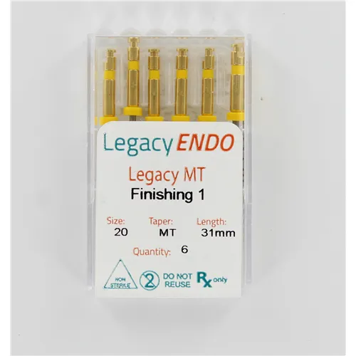 LEGACY ENDO MT FINISHING 1 31mm GEEL (6st)