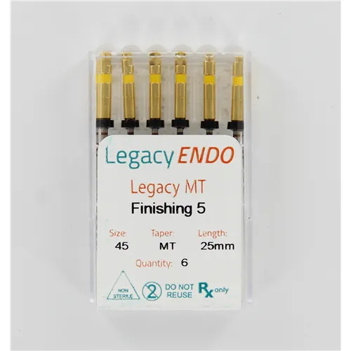 LEGACY ENDO MT FINISHING 5 25mm GEEL (6st)