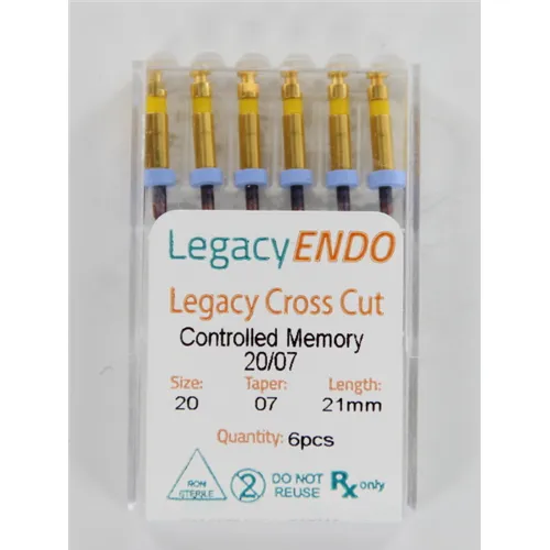 LEGACY ENDO CROSS CUT 21mm .07 NR. 20 GEEL (6st)