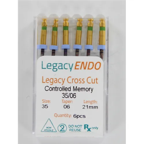 LEGACY ENDO CROSS CUT 21mm .06 NR. 35 GROEN (6st)