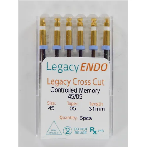LEGACY ENDO CROSS CUT 31mm .05 NR. 45 WIT (6st)