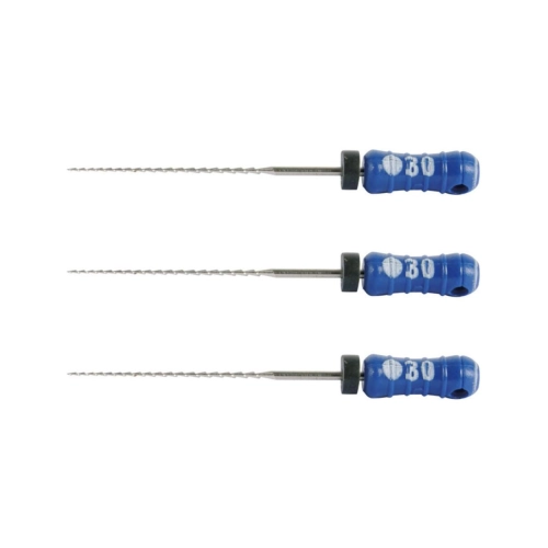 MAILLEFER READY STEEL HEDSTROEMFILES 25mm NR.30 STERIEL BLAUW (6st)