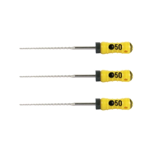 MAILLEFER READY STEEL HEDSTROEMFILES 25mm NR.50 STERIEL GEEL (6st)