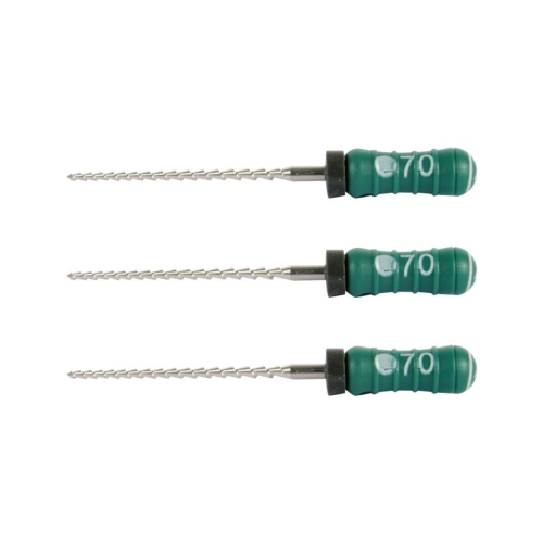 MAILLEFER READY STEEL HEDSTROEMFILES 21mm NR.70 STERIEL GROEN (6st)