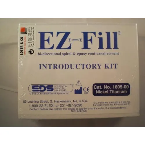 EDS EZ-FILL XPRESS NiTi INTRO (3x25mm,1x21mm&2x Epoxy wortelkanaal cement+mixing tips)