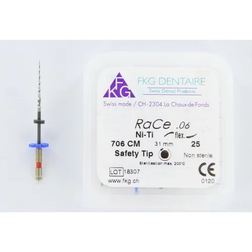 FKG RACE Ni-Ti .06 31mm NR.25 ROOD (5st)