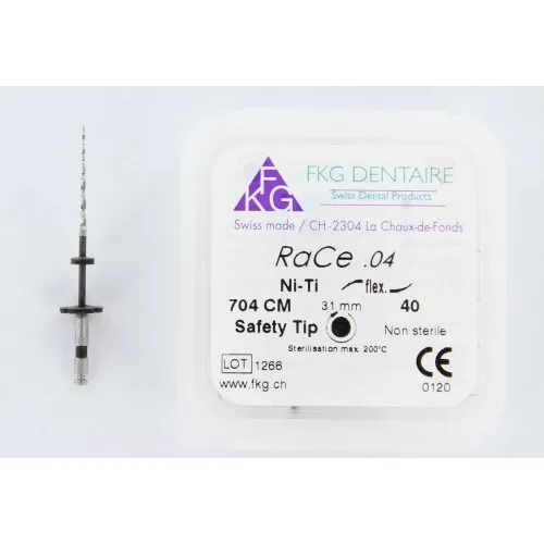 FKG RaCe Ni-Ti .04 31mm NR.40 ZWART (5st)