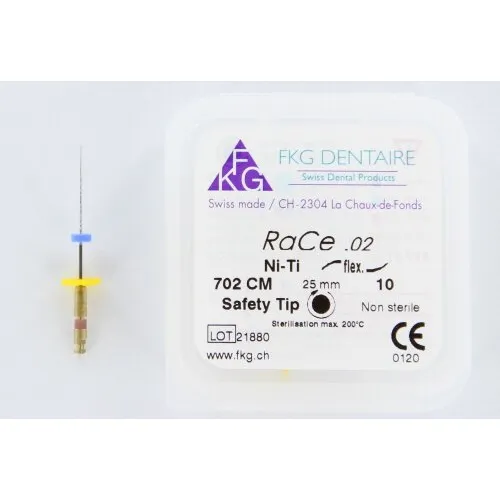 FKG RaCe Ni-Ti .02 25mm NR.10 PAARS (5st)