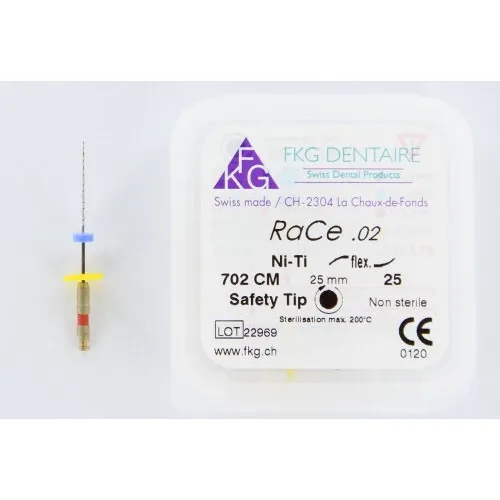 FKG RaCe Ni-Ti .02 25mm NR.25 ROOD (5st)