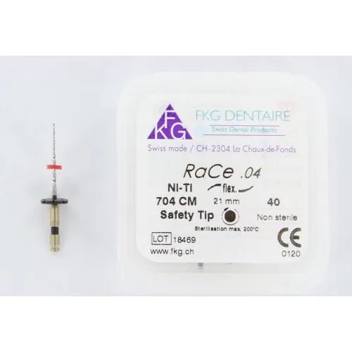 FKG RaCe Ni-Ti .04 21mm NR.40 ZWART (5st)