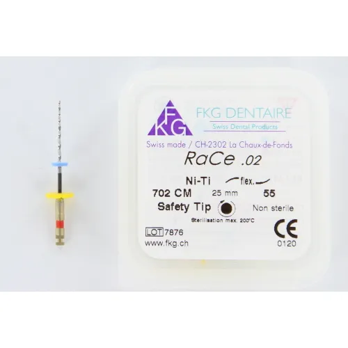 FKG RaCe Ni-Ti .02 25mm NR.55 ROOD (5st)