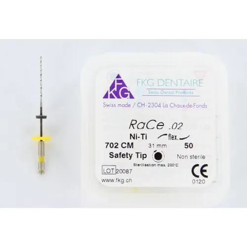 FKG RaCe Ni-Ti .02 31mm NR.50 GEEL (5st)