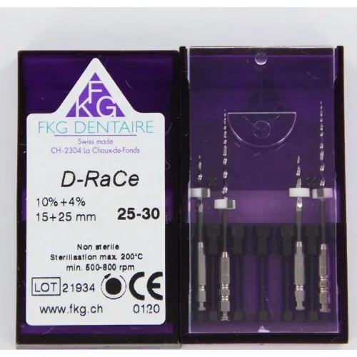 FKG D-RACE DESOBTURATION DR1/.010/30 + DR2/.04/25 (4st)