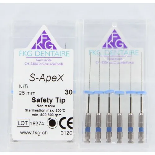 FKG S-APEX Ni-Ti 25mm NR.30 BLAUW (6st)