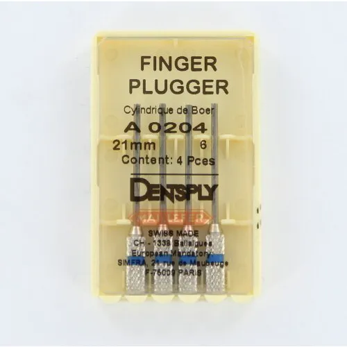 MAILLEFER FINGER PLUGGERS DE BOER 21mm NR.6 BLAUW (4st)