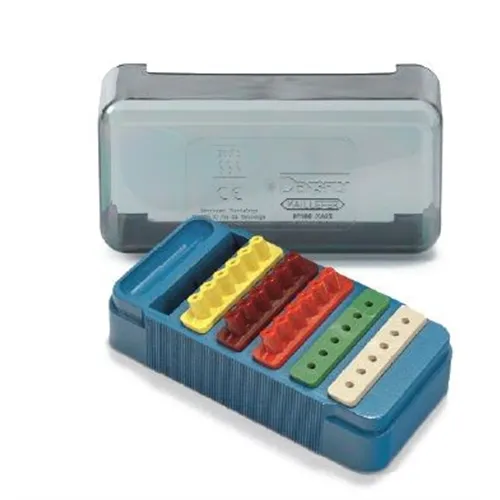 MAILLEFER ENDO CONTAINER MET 6 INSERTS FG ROOD