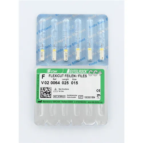 VDW FLEXICUT VIJLEN CC+ 25mm 015 WIT STERIEL (6st)