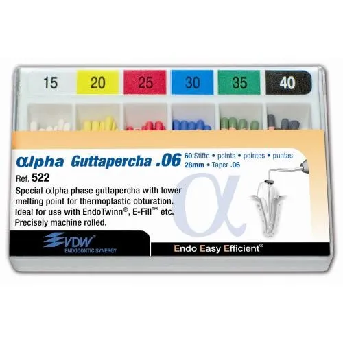 VDW ALPHA GUTTA PERCHA .06 NR.35 (60st)