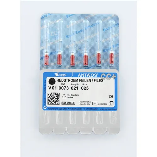 VDW HEDSTROEMFILES 21mm 025 ROOD STERIEL (6st)