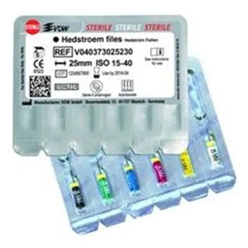 VDW HEDSTROEMFILES 25mm 15-40 ASS STERIEL (6st)