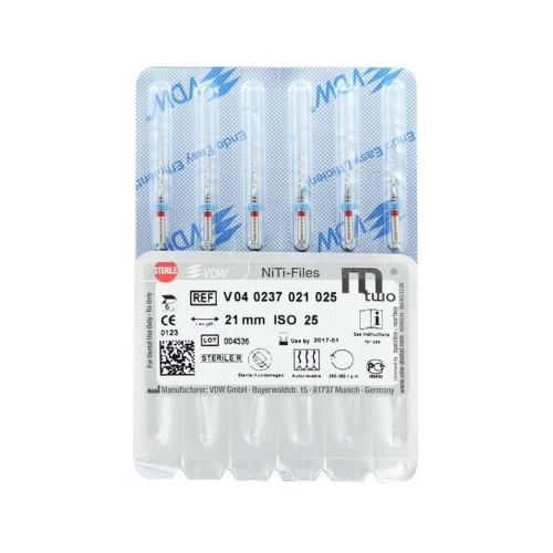 VDW Mtwo 21mm 25/07 WL 16mm ROOD (6st)