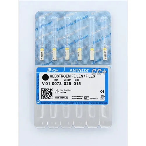 VDW HEDSTROEMFILES CC+ 25mm 015 WIT NIET STERIEL (6st)