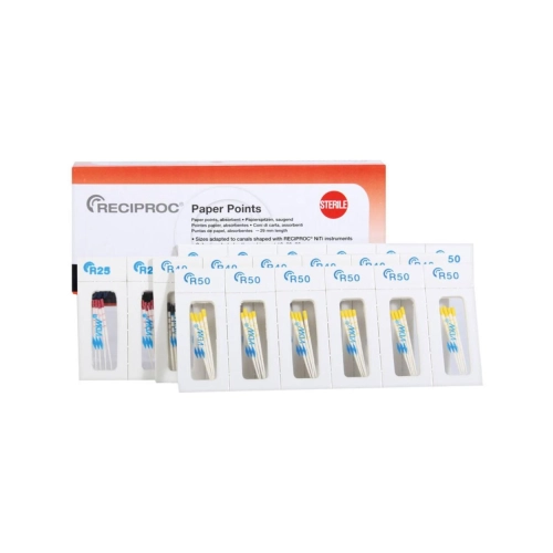 VDW RECIPROC PAPERPOINTS STERIEL ASSORTED (144st)