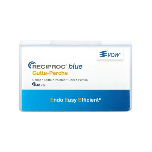VDW RECIPROC BLUE GUTTA PERCHA POINTS VOOR R40 ZWART (60st)