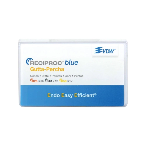 VDW RECIPROC BLUE GUTTA PERCHA POINTS ASSORTIMENT (60st)