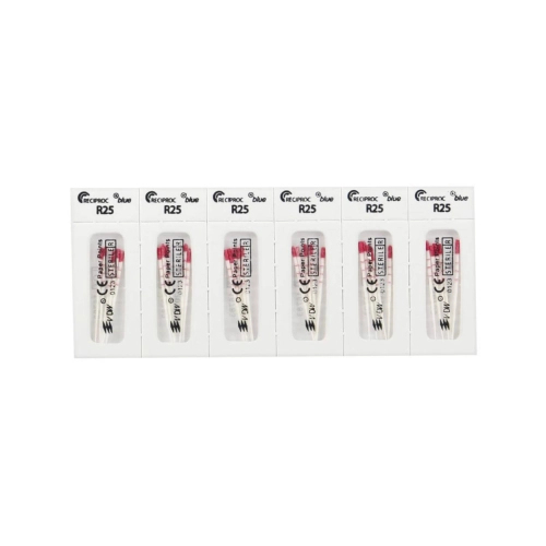 VDW RECIPROC BLUE PAPER POINTS R25 ROOD (180st)