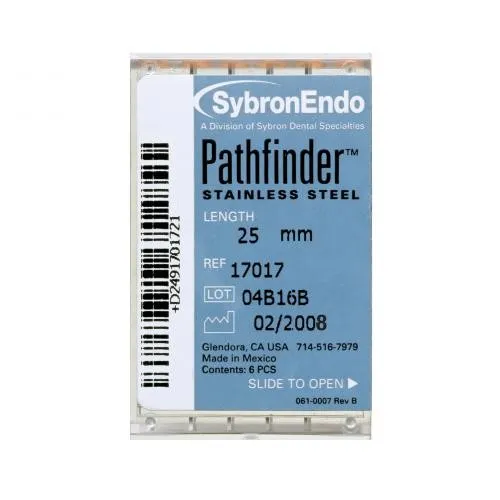 KERR ENDO PATHFINDER CS FILES 21mm K2 ORANJE (6st)
