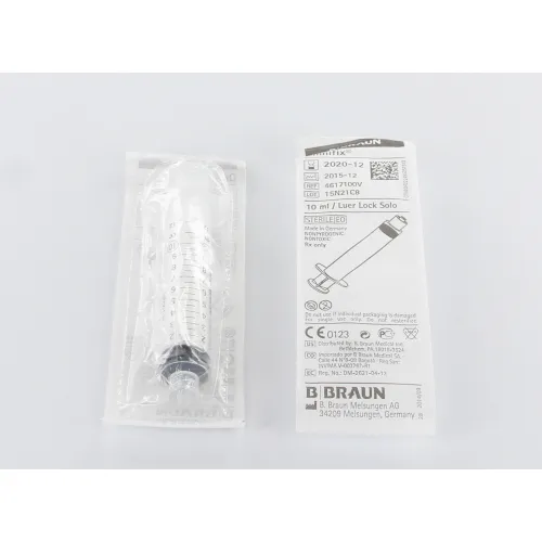 B. Braun Omnifix Spuit Solo 10ml Luer Lock (100st) | CIP Mondzorg