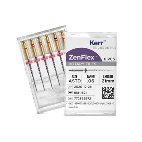 KERR ENDO ZENFLEX 30/.06/25mm ROTARY NITI FILE REFILL PACK (6st)