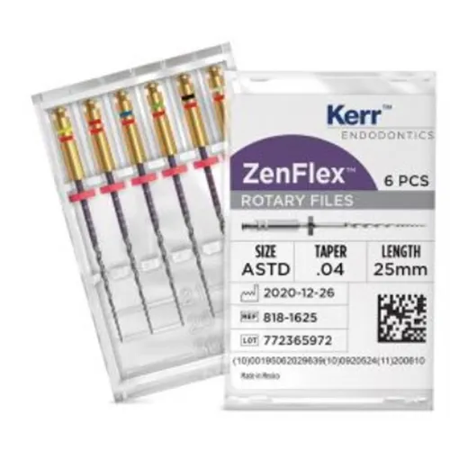 KERR ENDO ZENFLEX .04 ASSORTI 25mm PACK (6st)