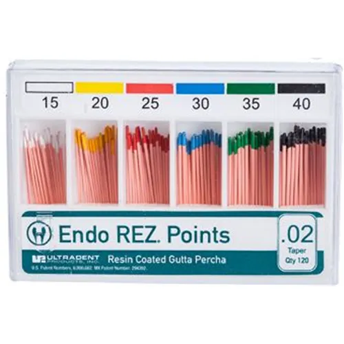 ULTRADENT ENDO-REZ GUTTA PERCHA POINTS .02 NR.40 (120st)