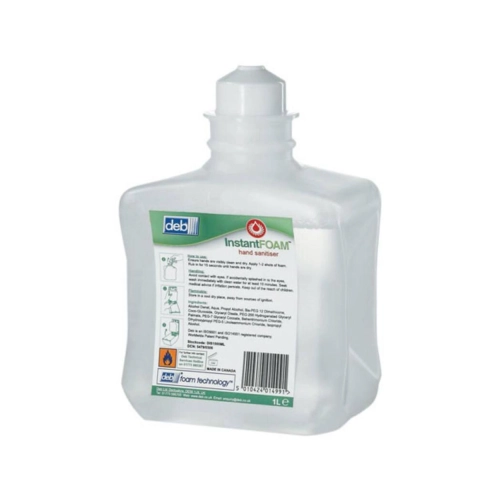 DEB INSTANT FOAM HANDDESINFECTIE MIDDEL (1ltr)
