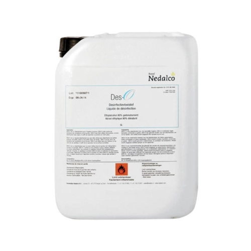 NEDALCO DES-O DESINFECTIE-ALCOHOL 80% (5ltr)
