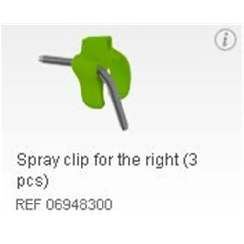 W&H SPRAYCLIP RECHTS (3st)