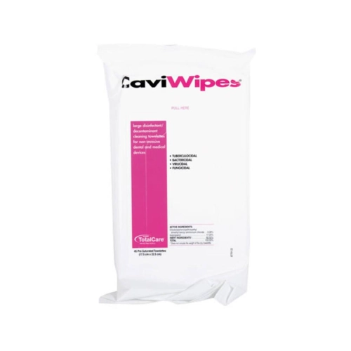 KERR CAVI OPPERVLAKTEDESINFECTIE WIPES FLAT PACK 17,5x22,5cm (45st)