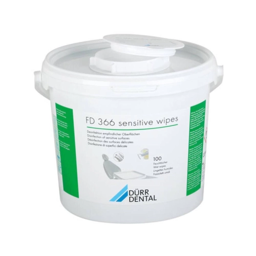 DÜRR FD-366 SNELDESINFECTIE WIPES SENSITIVE MET POT 200x300mm (100st)