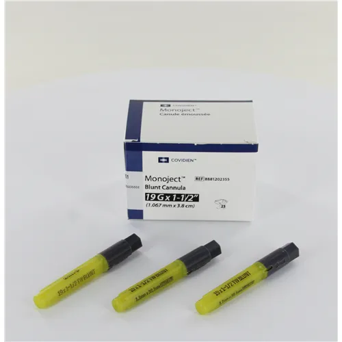 MONOJECT BLUNT NEEDLES 19G LIME 1,07x38mm (25st)