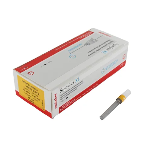 SEPTODONT SEPTOJECT INJECTIENAALDEN XL 27G EXTRA-LONG 0,40x42mm GEEL (100st)
