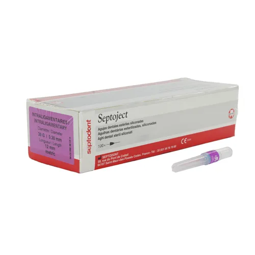 SEPTODONT SEPTOJECT INJECTIENAALDEN 30G EXTRA-SHORT 0,30x12mm PAARS (100st)