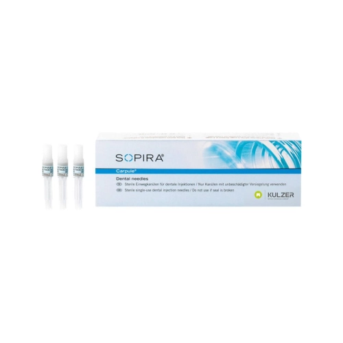 KULZER SOPIRA CARPULE INJECTIENAALDEN 30G/0,3x12mm BLAUW (100st)