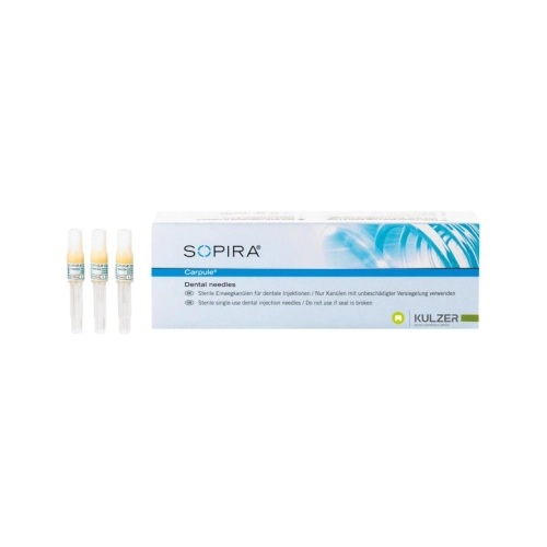 KULZER SOPIRA CARPULE INJECTIENAALDEN 30G/0,3x16mm GROEN (100st)